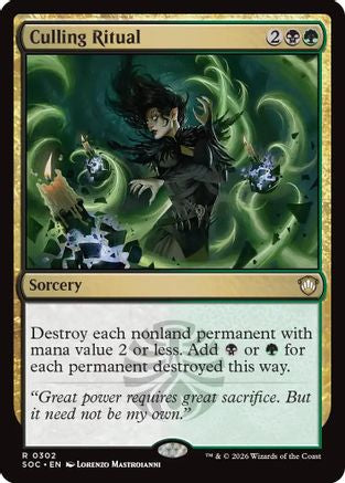 Culling Ritual (302) - Commander: Secrets of Strixhaven