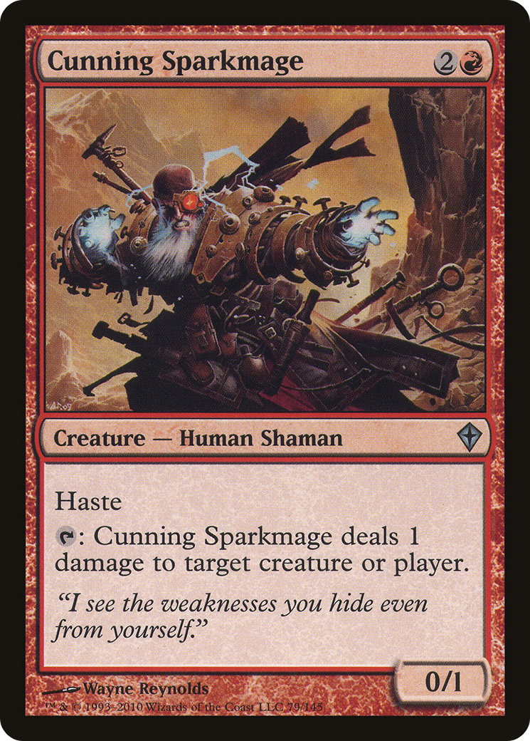 Cunning Sparkmage (079) Foil - Worldwake