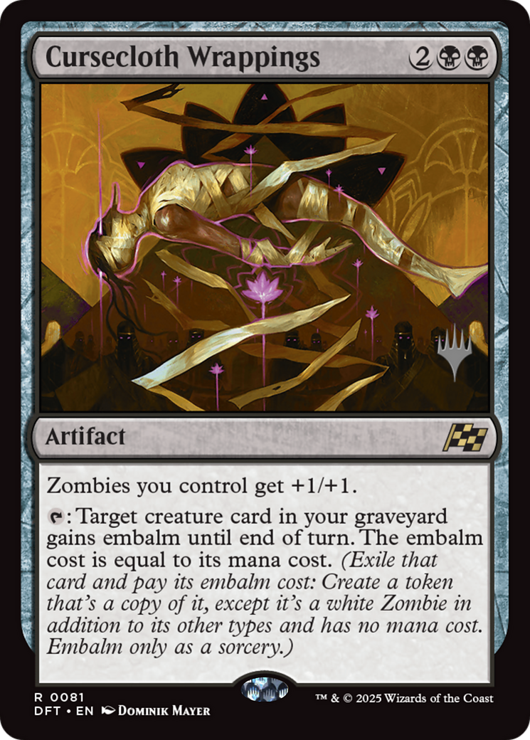 Cursecloth Wrappings (Promo Pack) (081) Foil - Aetherdrift