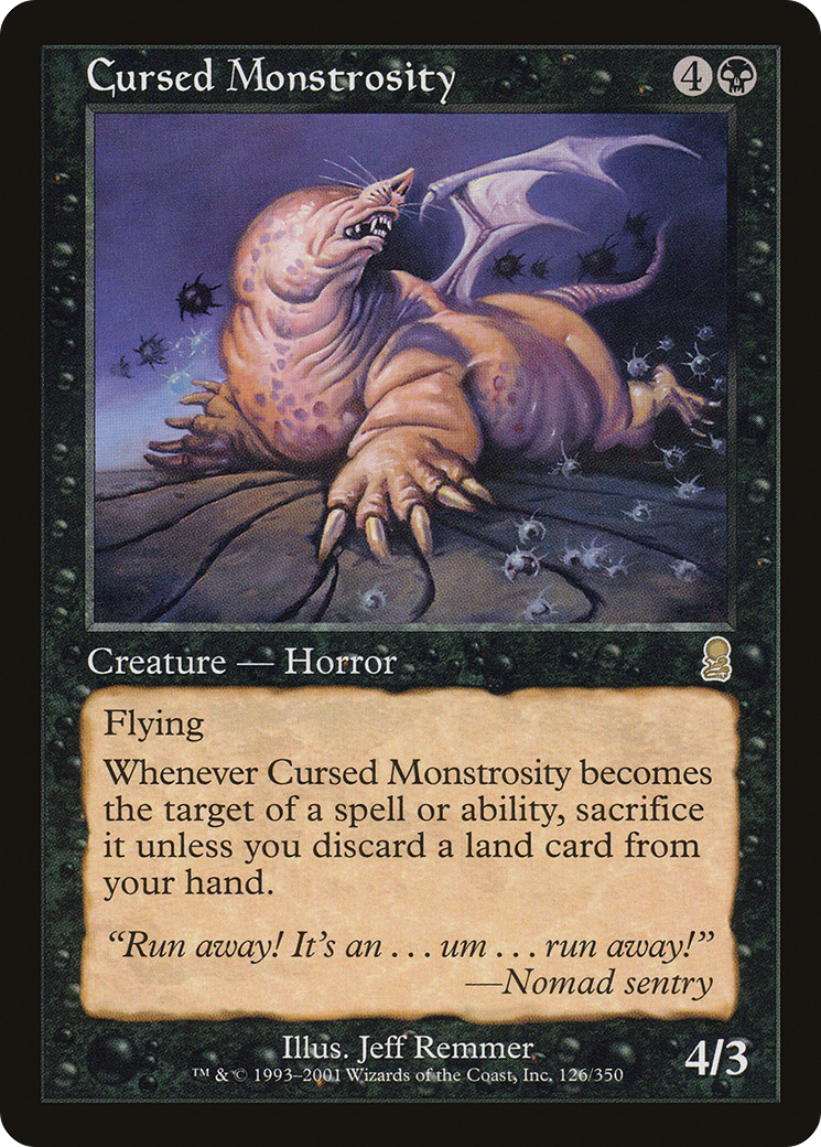 Cursed Monstrosity (126) Foil - Odyssey