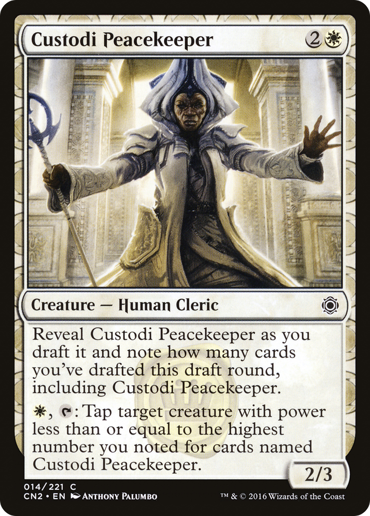 Custodi Peacekeeper (014) Foil - Conspiracy: Take the Crown