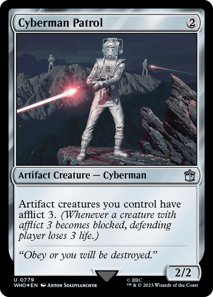 Cyberman Patrol (779) Surge Foil - Doctor Who