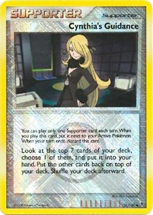Cynthia's Guidance (League Promo) (136) Reverse Holofoil - League & Championship Cards