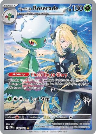 Cynthia's Roserade (184) Holofoil - Destined Rivals