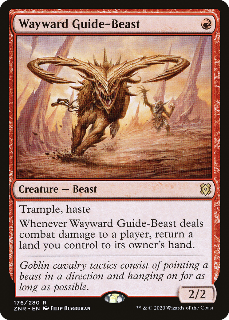 Wayward Guide-Beast (176) Foil - Zendikar Rising