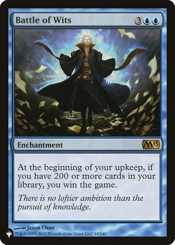 Battle of Wits (M13-44) - The List
