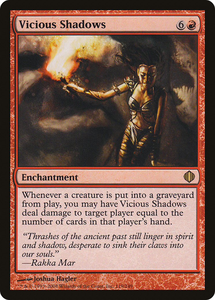 Vicious Shadows (119) Foil - Shards of Alara