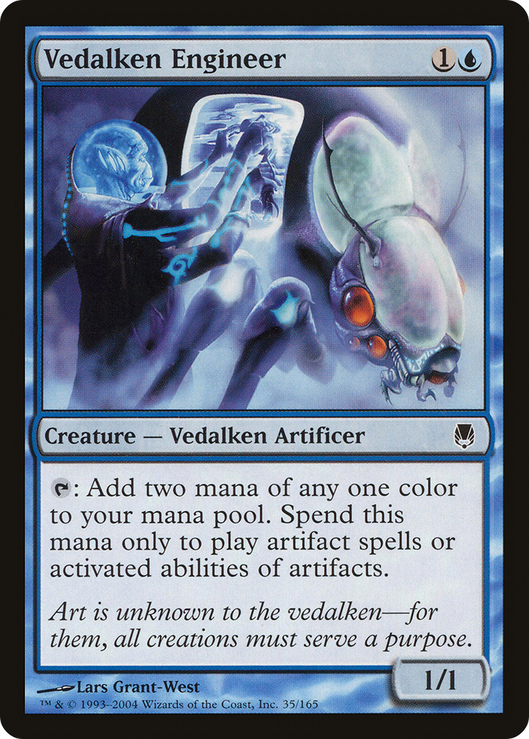 Vedalken Engineer (035) Foil - Darksteel