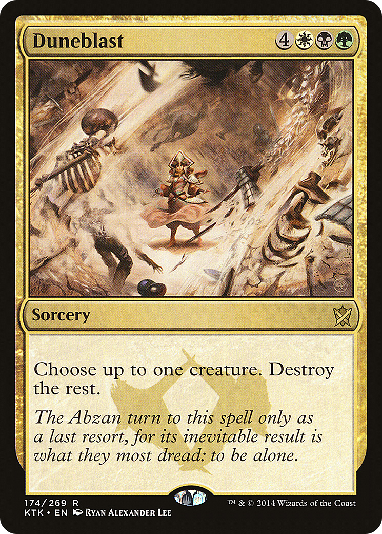 Duneblast (174) Foil - Khans of Tarkir