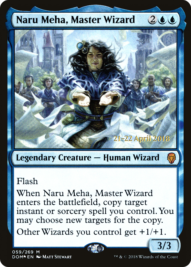 Naru Meha, Master Wizard (059) Foil - Dominaria Promos