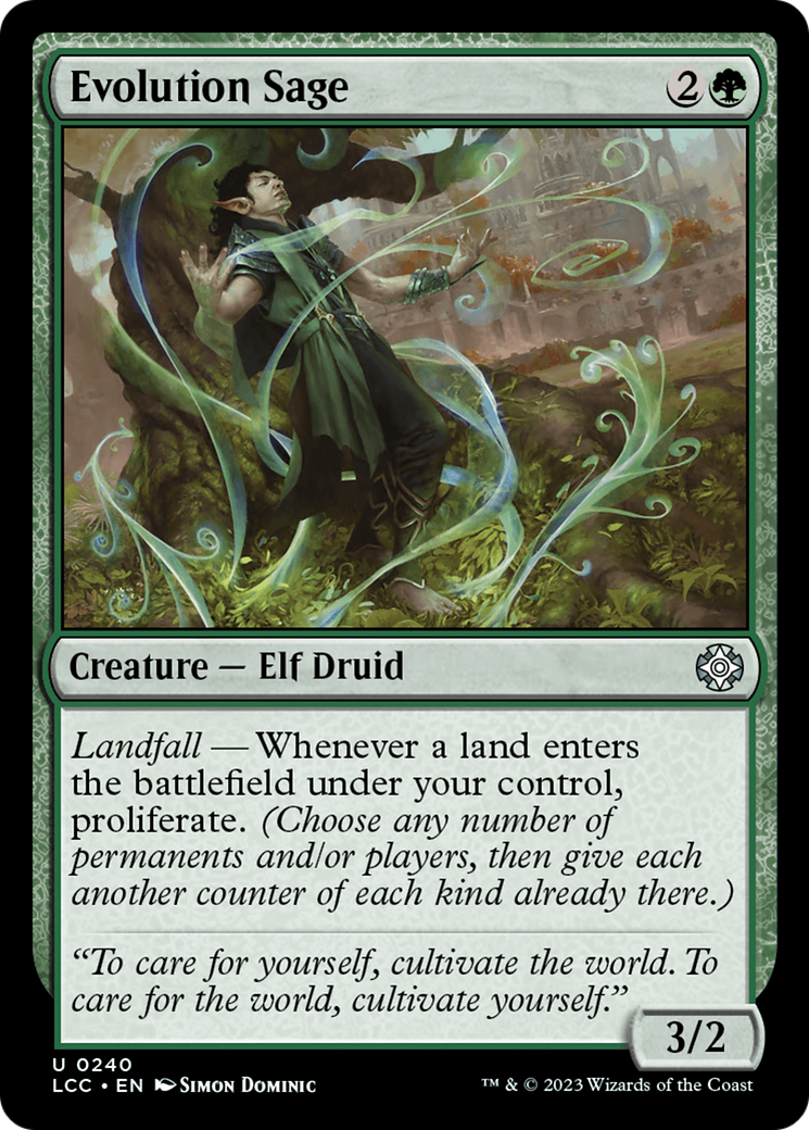 Evolution Sage (240) - The Lost Caverns of Ixalan Commander
