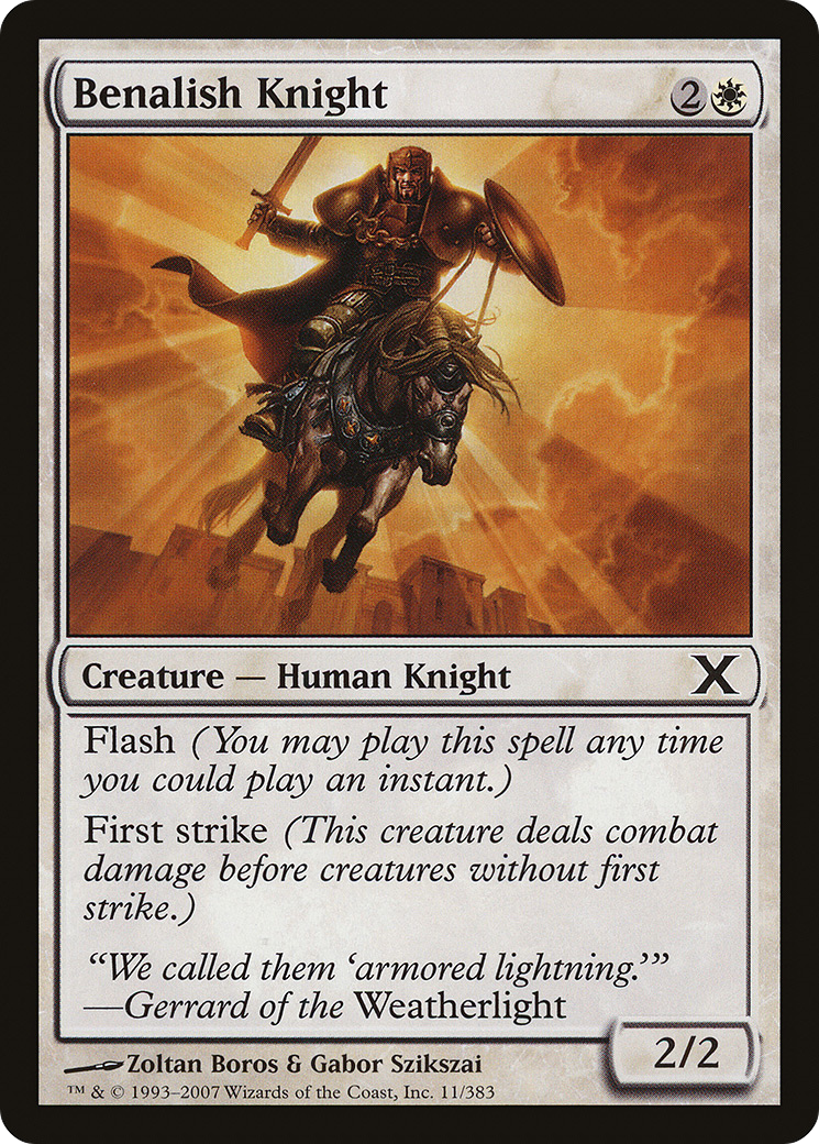 Benalish Knight (011) - Tenth Edition