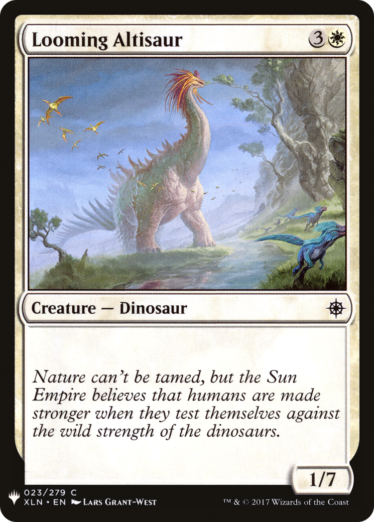 Looming Altisaur (XLN-23) - The List