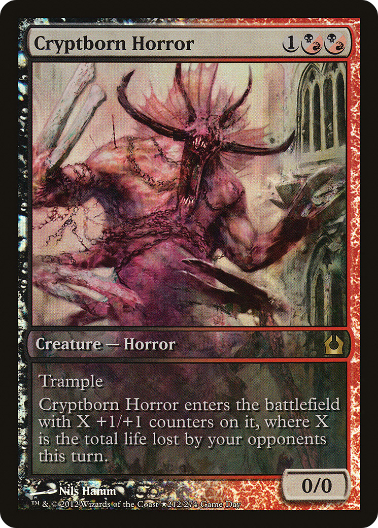Cryptborn Horror (212) Foil - Return to Ravnica Promos