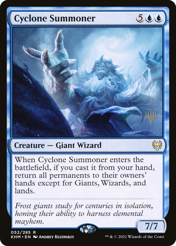 Cyclone Summoner (52p) Foil - Kaldheim Promos