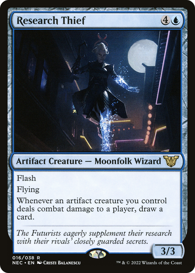 Research Thief (016) - Neon Dynasty Commander