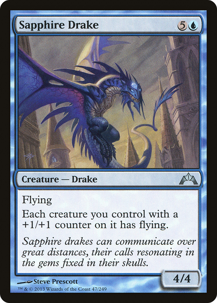 Sapphire Drake (047) Foil - Gatecrash
