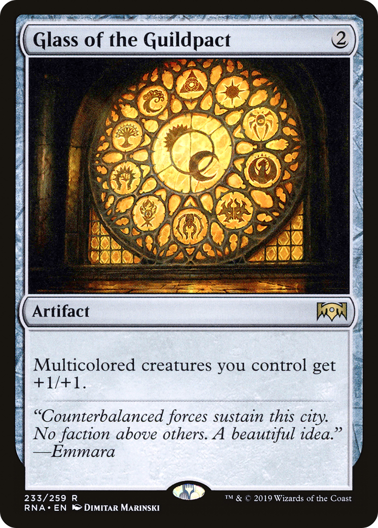 Glass of the Guildpact (233) Foil - Ravnica Allegiance