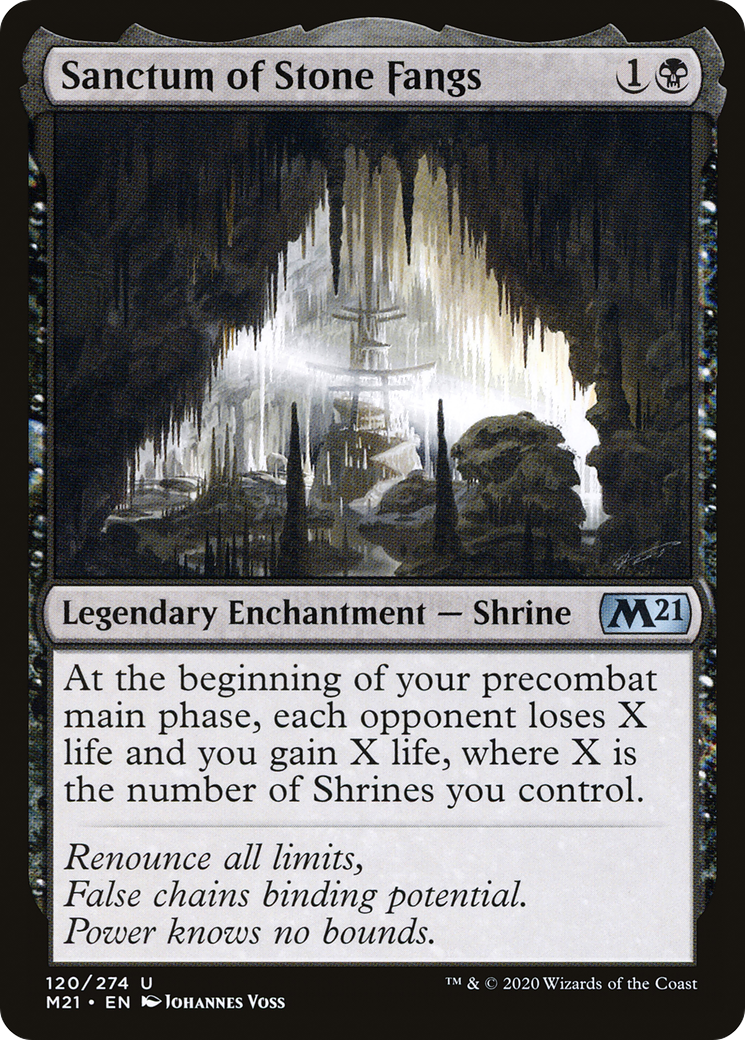 Sanctum of Stone Fangs (120) - Core Set 2021
