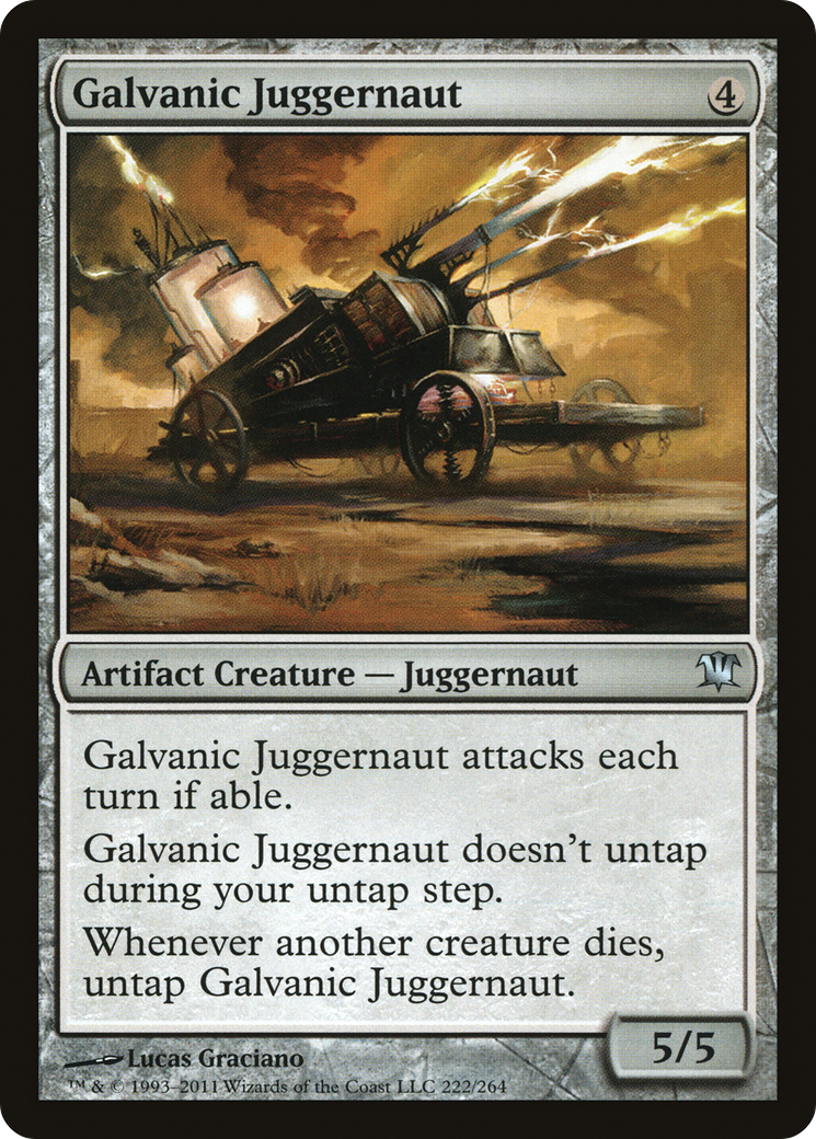 Galvanic Juggernaut (222) Foil - Innistrad