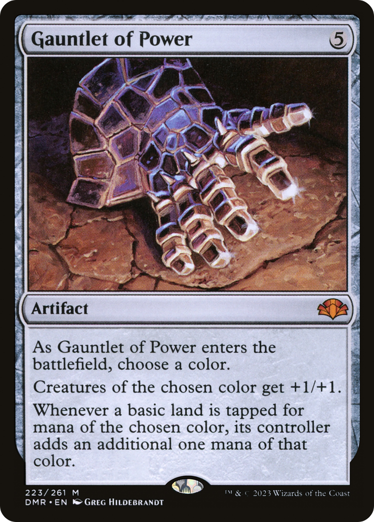 Gauntlet of Power (223) Foil - Dominaria Remastered