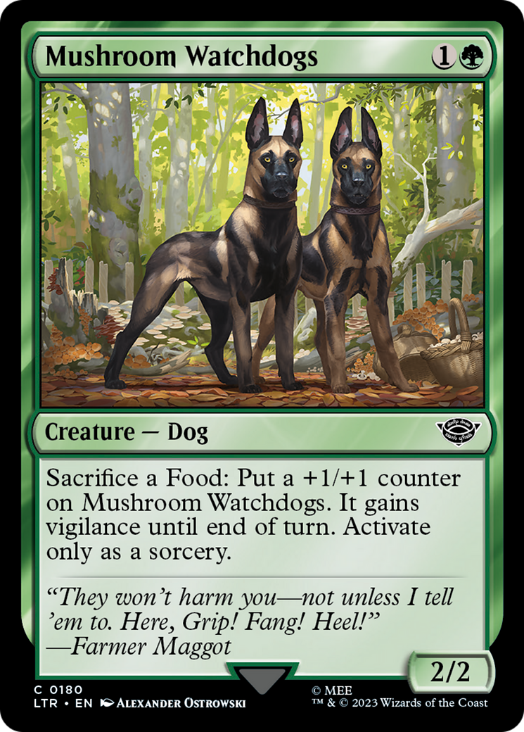 Mushroom Watchdogs (180) Foil - The Lord of the Rings: Tales of Middle-earth