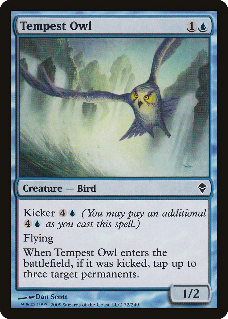 Tempest Owl (072) - Zendikar