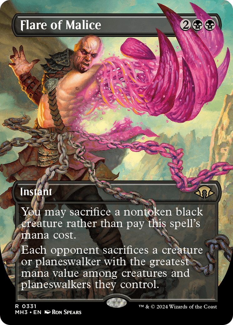 Flare of Malice (Borderless) (331) - Modern Horizons 3