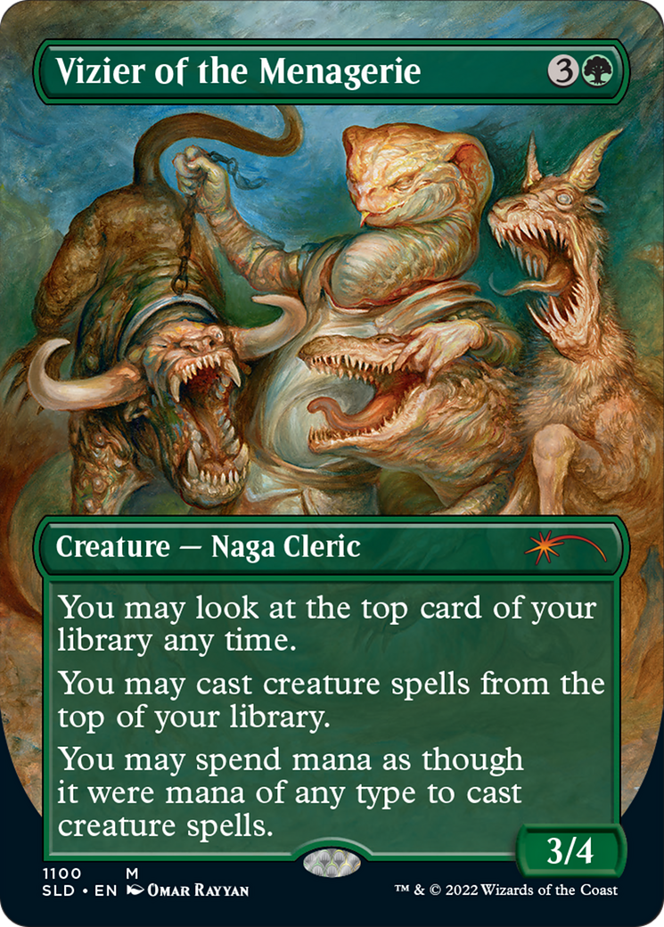 Vizier of the Menagerie (Borderless) (1100) - Secret Lair Drop