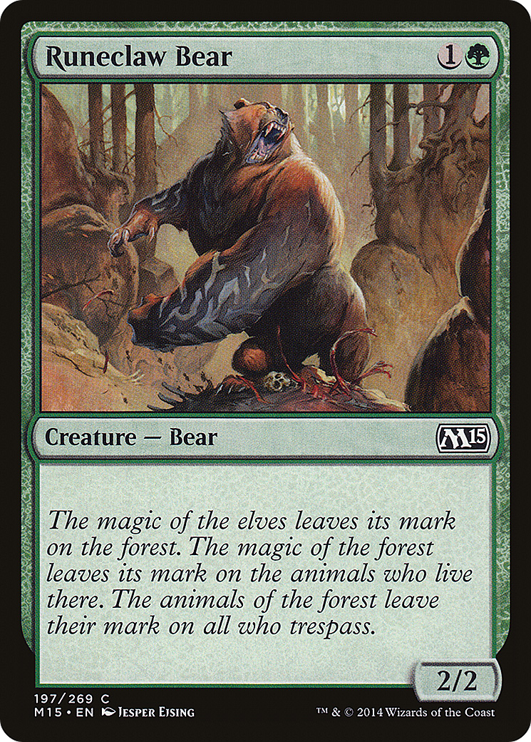 Runeclaw Bear (197) - Magic 2015