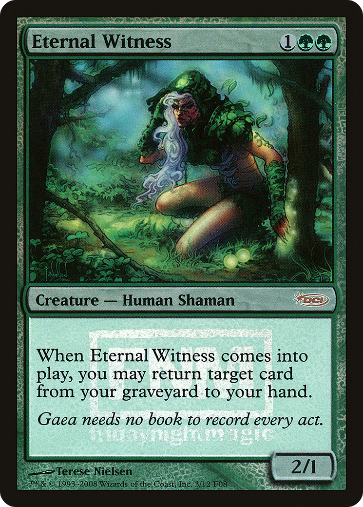 Eternal Witness (003) Foil - Friday Night Magic 2008