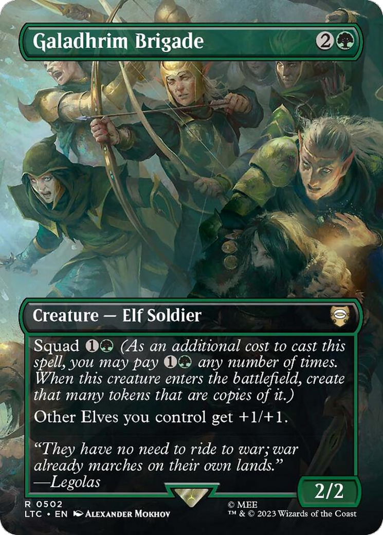 Galadhrim Brigade (Borderless) (502) - Tales of Middle-earth Commander