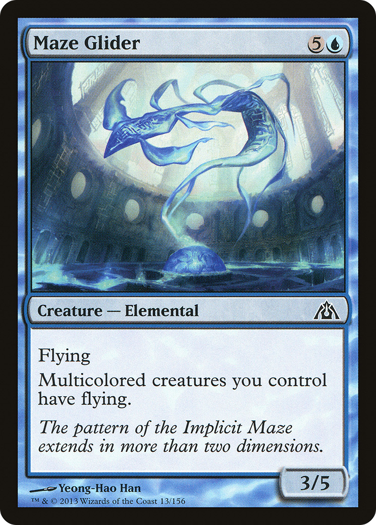 Maze Glider (013) Foil - Dragon's Maze