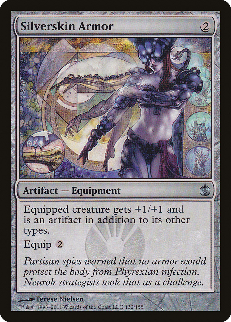 Silverskin Armor (132) - Mirrodin Besieged