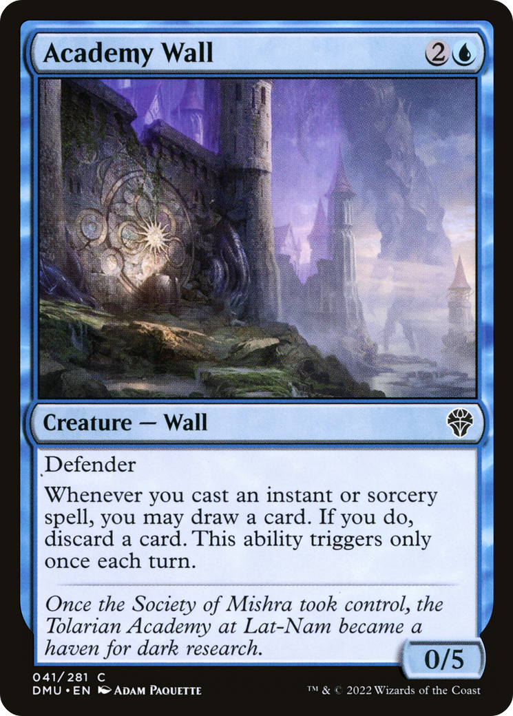 Academy Wall (041) Foil - Dominaria United