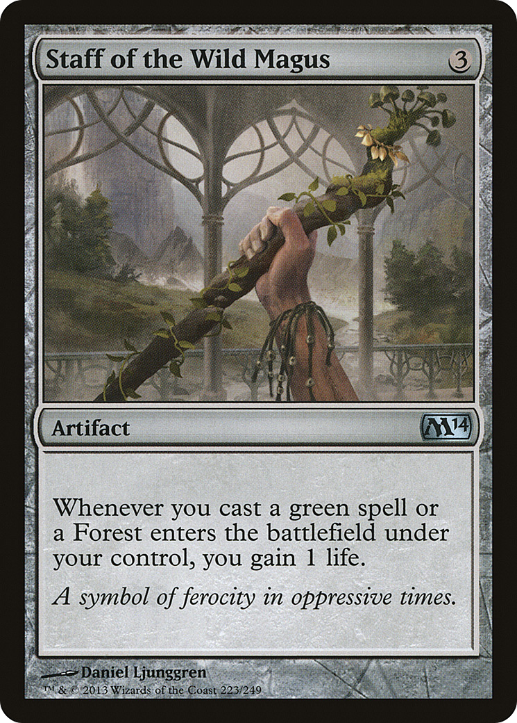 Staff of the Wild Magus (223) - Magic 2014