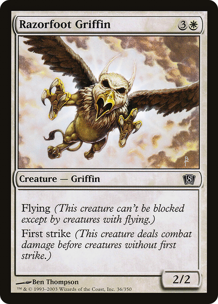 Razorfoot Griffin (036) Foil - Eighth Edition
