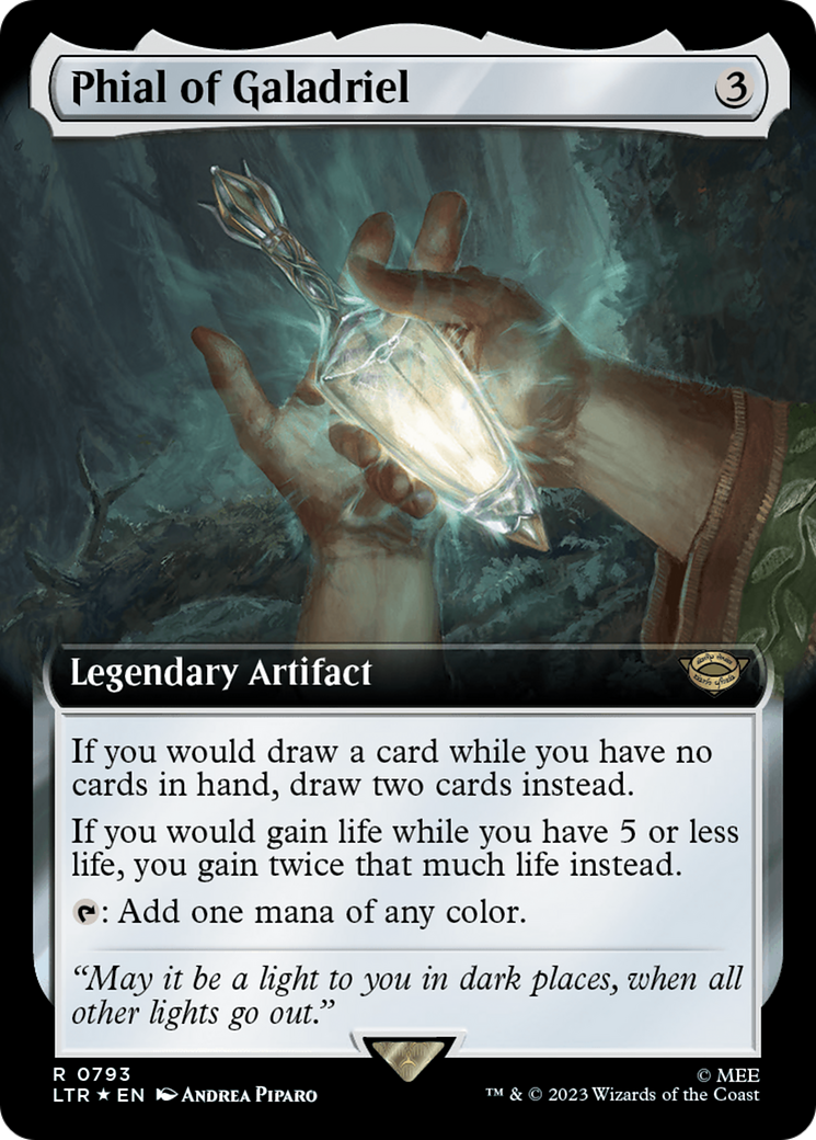 Phial of Galadriel (Extended Art) (Surge Foil) (Extended Art) (793) Foil - The Lord of the Rings: Tales of Middle-earth