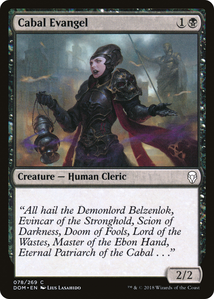 Cabal Evangel (078) - Dominaria