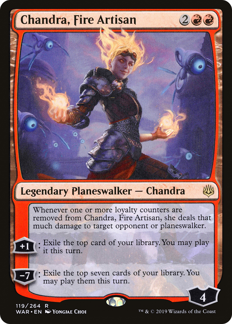 Chandra, Fire Artisan (119) Foil - War of the Spark