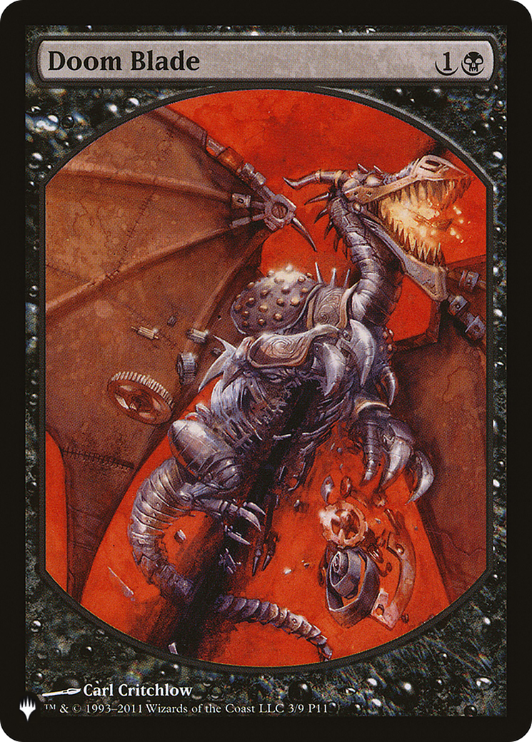 Doom Blade (P11-3) - The List
