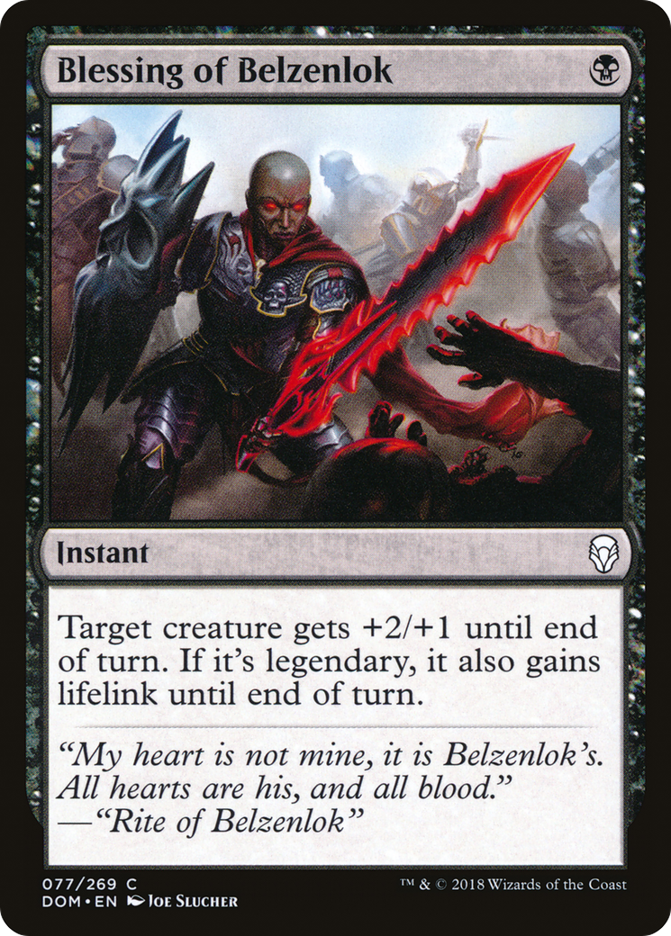Blessing of Belzenlok (077) Foil - Dominaria