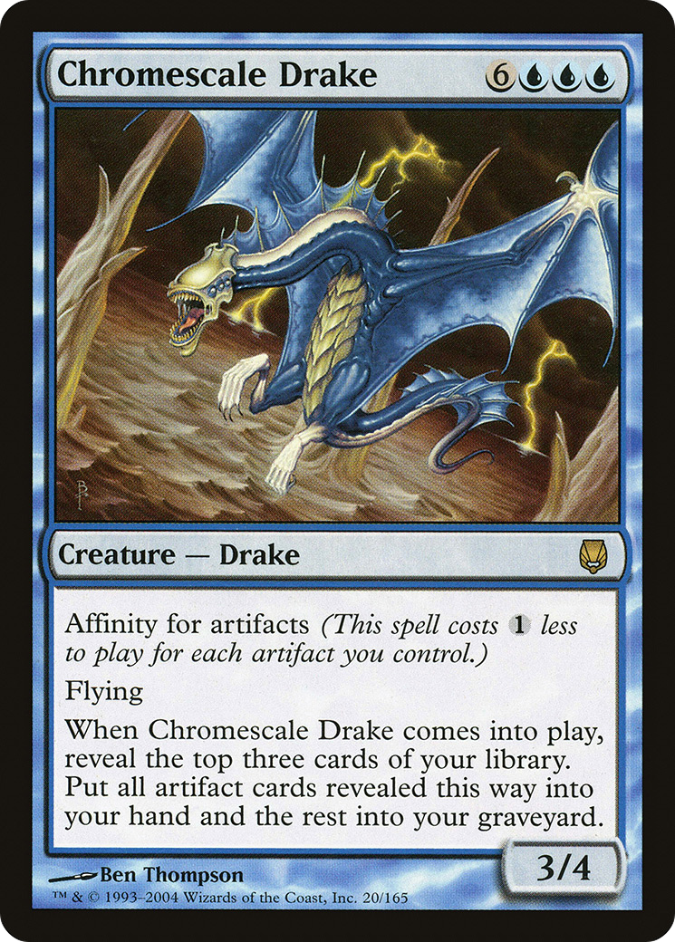 Chromescale Drake (020) - Darksteel