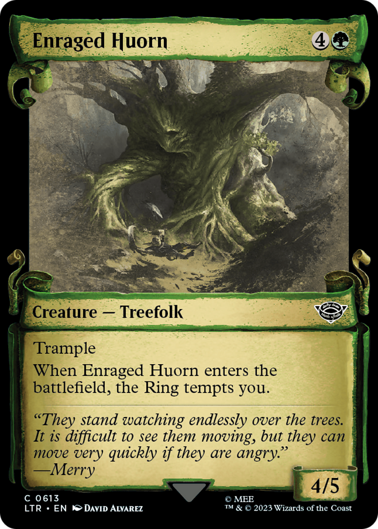 Enraged Huorn (Showcase) (613) Foil - The Lord of the Rings: Tales of Middle-earth