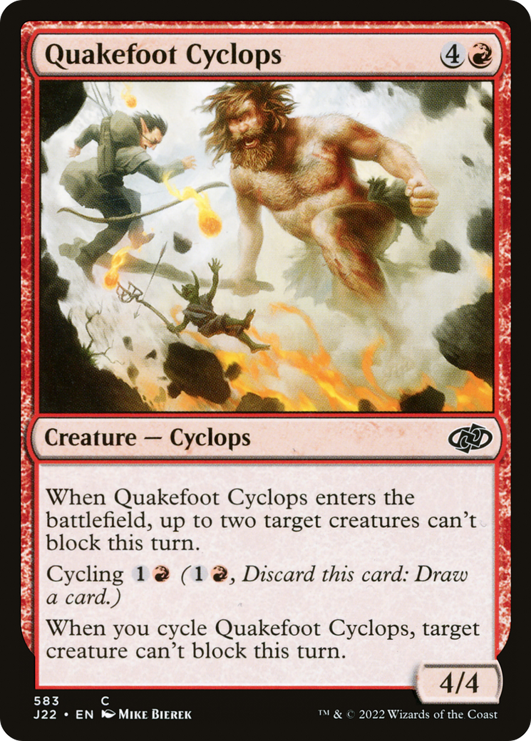 Quakefoot Cyclops (583) - Jumpstart 2022