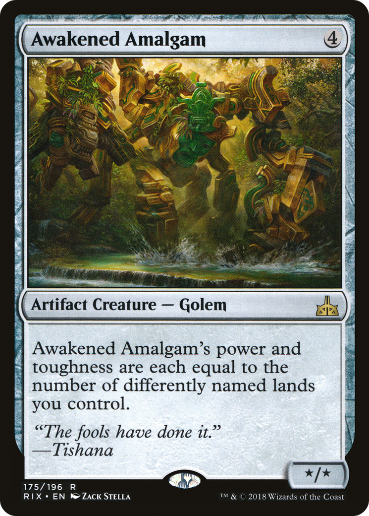 Awakened Amalgam (175) - Rivals of Ixalan