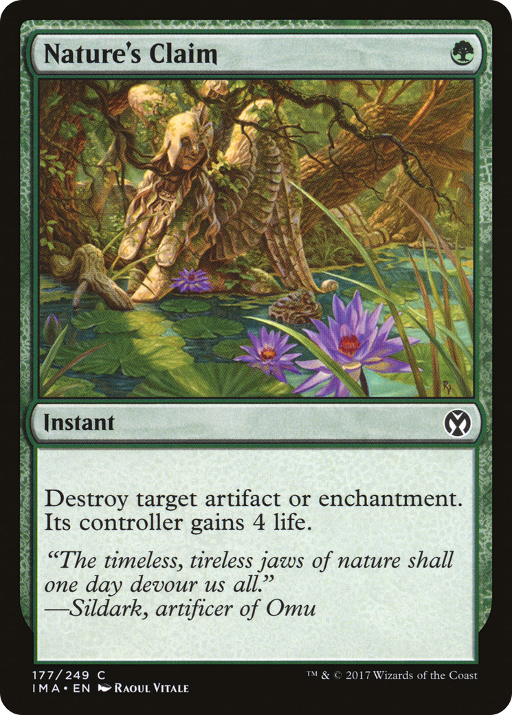 Nature's Claim (177) Foil - Iconic Masters