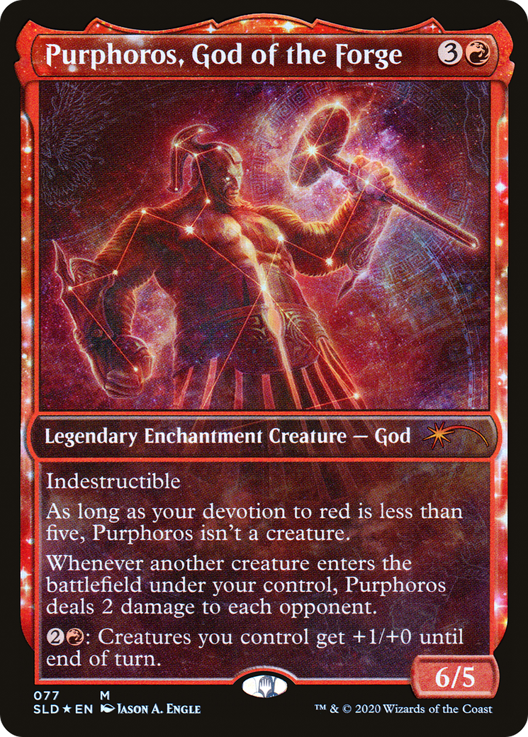 Purphoros, God of the Forge (077) Foil - Secret Lair Drop