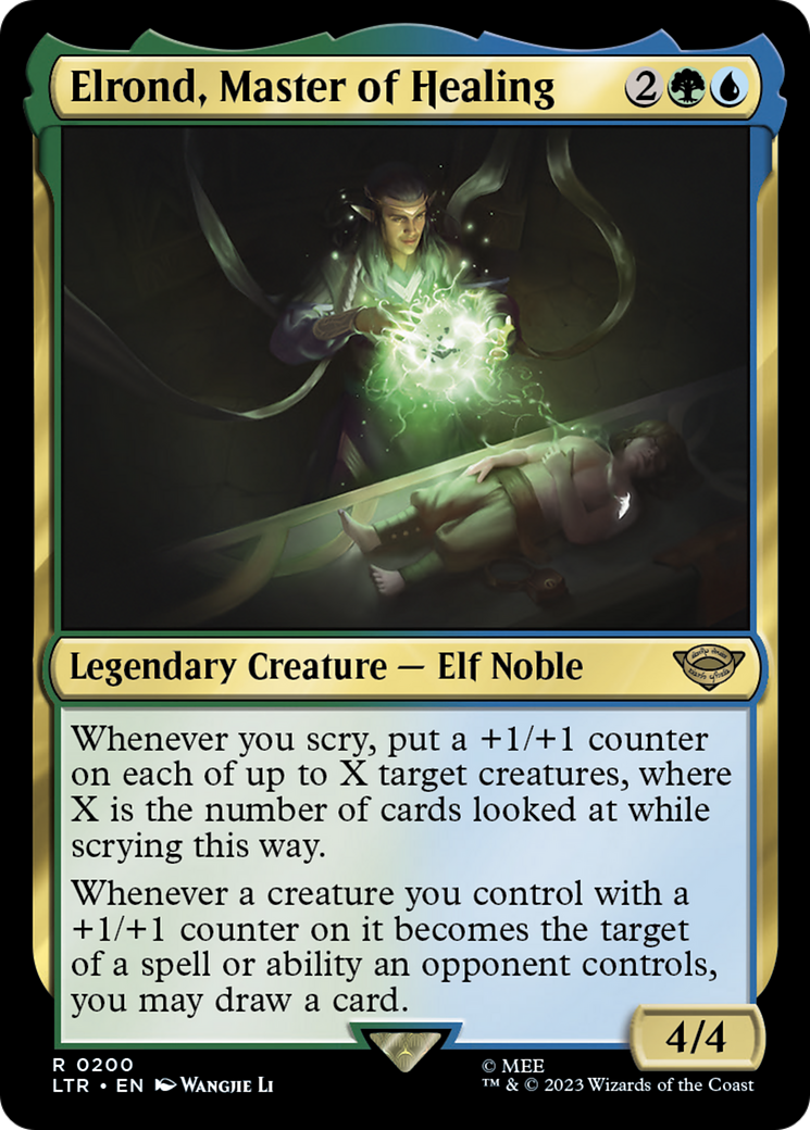 Elrond, Master of Healing (200) Foil - The Lord of the Rings: Tales of Middle-earth