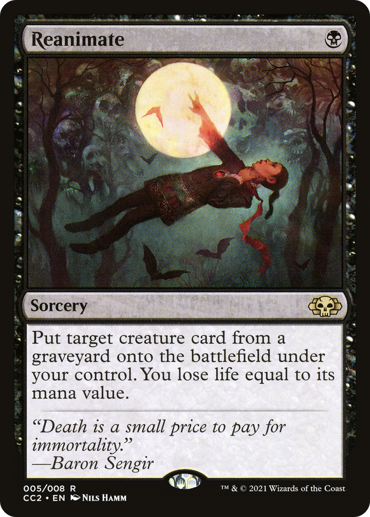 Reanimate (005) Foil - Commander Collection: Black